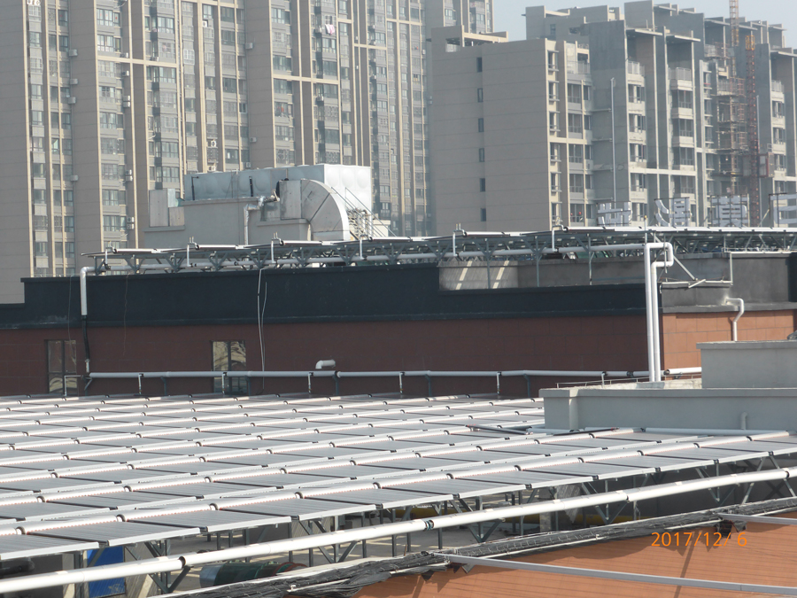 太阳能热水工程洁净无动力系统医院应用案例