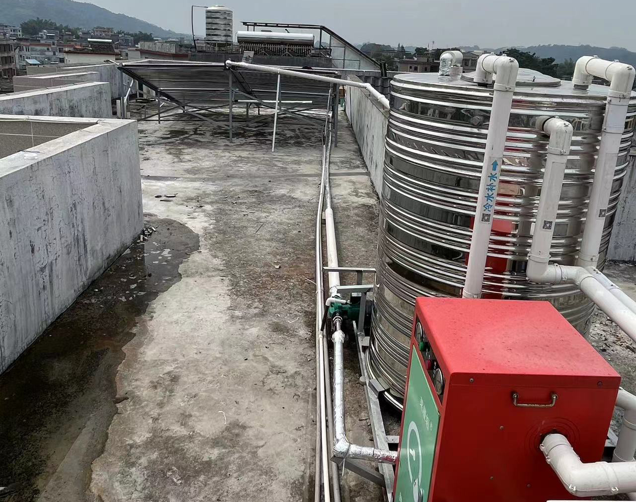 北流某别墅热水工程