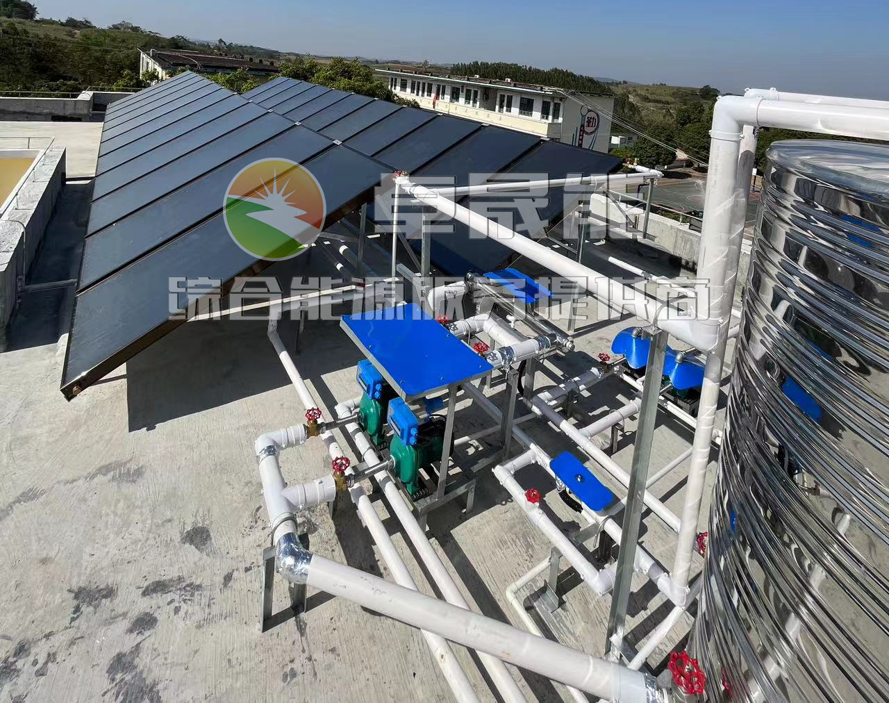 上思县某小学热水工程案例