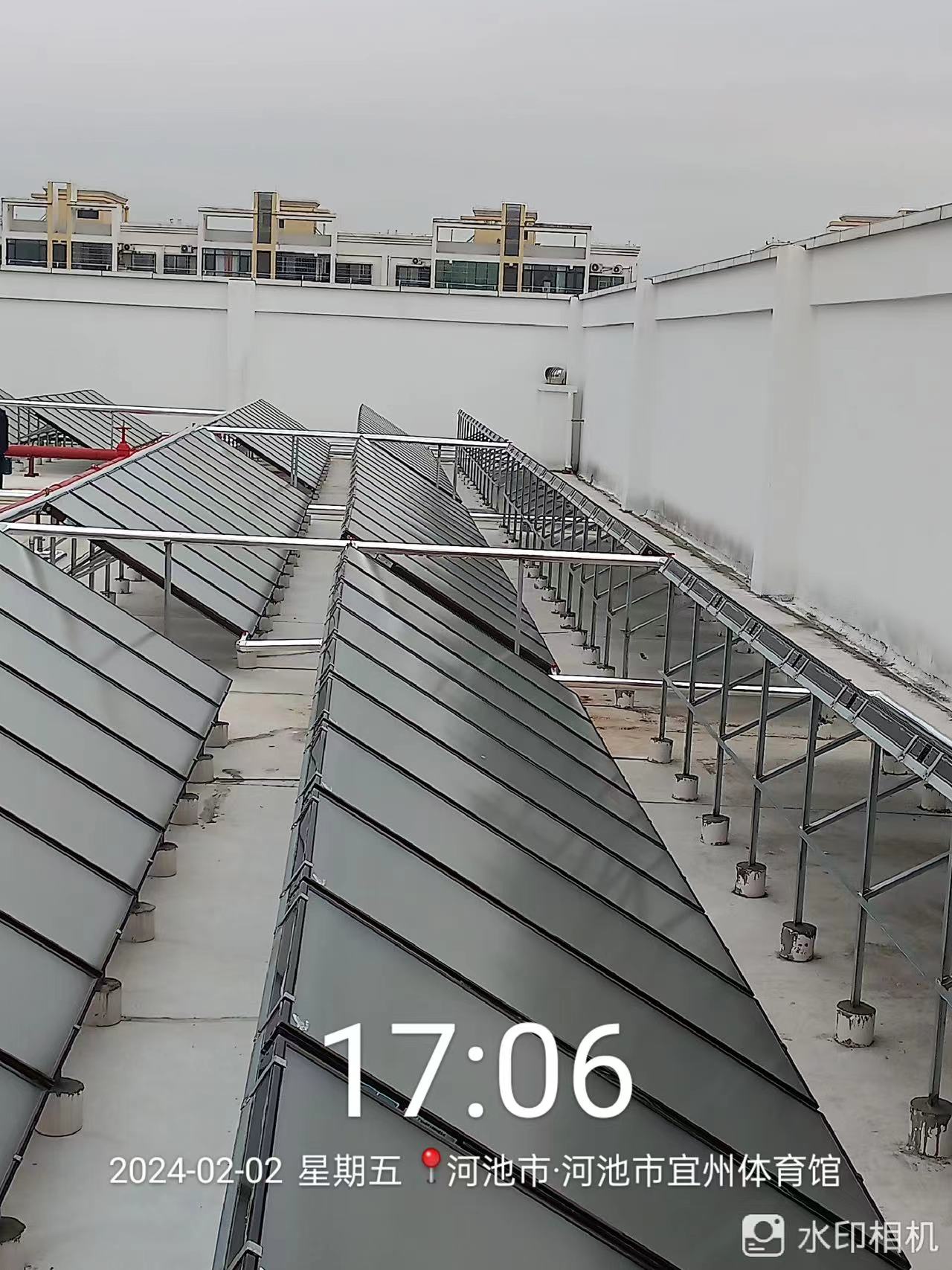 宜州体育馆热水系统